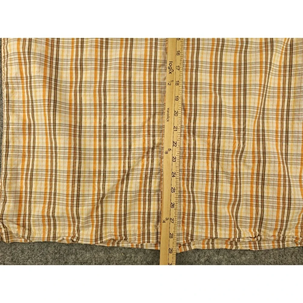The North Face Shirt Large Short‎ Sleeve Button Up Multicolor Plaid Outdoors